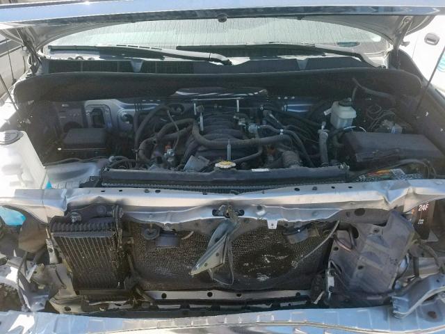 5TFEY5F11AX082163 - 2010 TOYOTA TUNDRA CRE SILVER photo 7