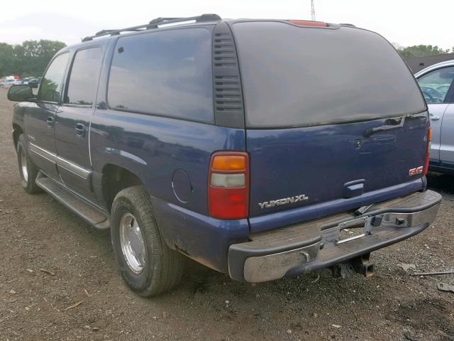 1GKFK16T53J181112 - 2003 GMC YUKON XL K BLUE photo 3