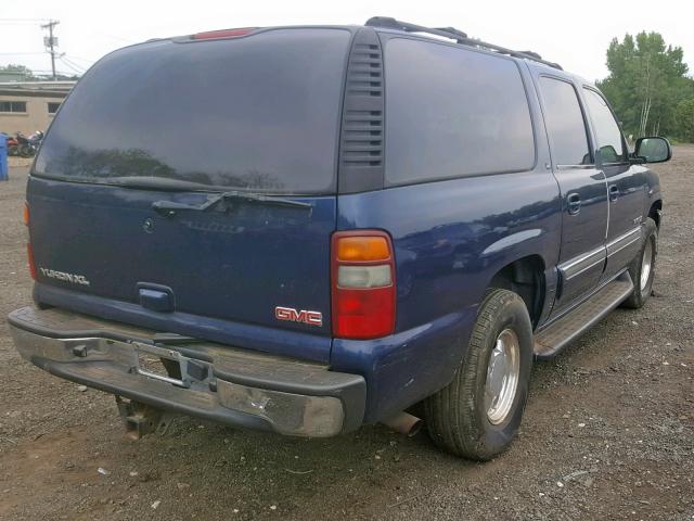 1GKFK16T53J181112 - 2003 GMC YUKON XL K BLUE photo 4