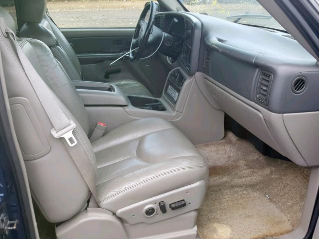 1GKFK16T53J181112 - 2003 GMC YUKON XL K BLUE photo 5