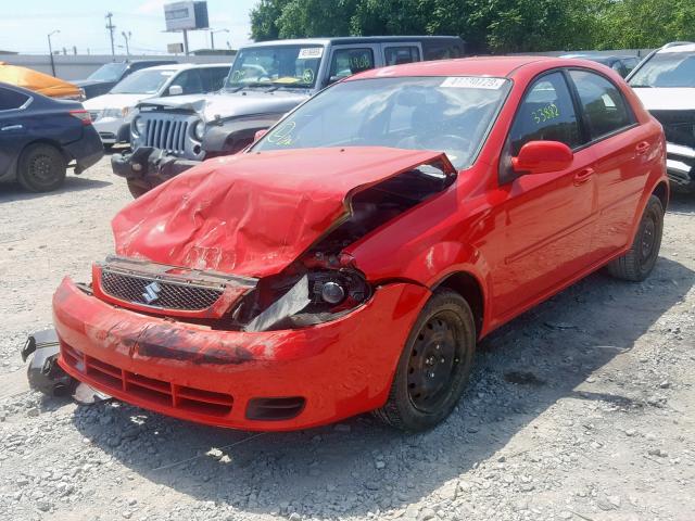 KL5JD66Z47K541753 - 2007 SUZUKI RENO BASE RED photo 2