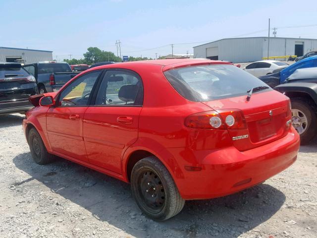 KL5JD66Z47K541753 - 2007 SUZUKI RENO BASE RED photo 3