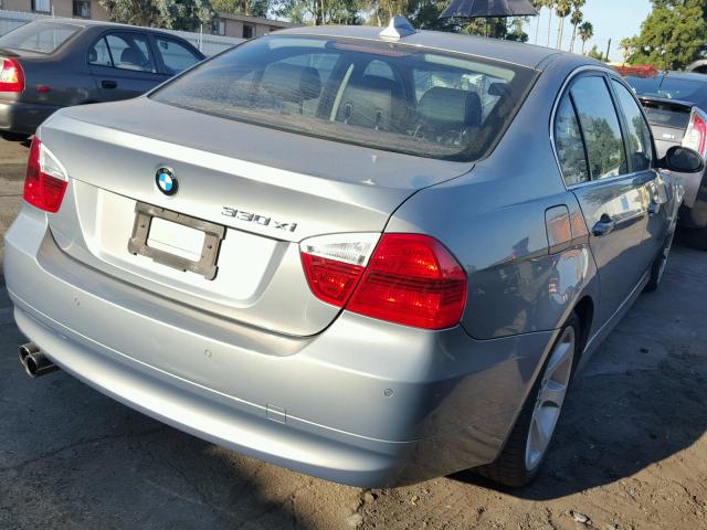 WBAVD33576KV64841 - 2006 BMW 330 XI GRAY photo 4