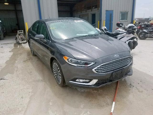 3FA6P0RU8HR267657 - 2017 FORD FUSION TIT CHARCOAL photo 1