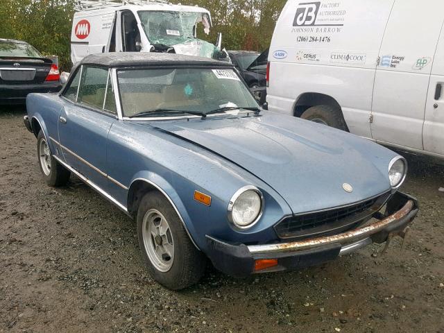 124CS20158134 - 1980 FIAT SPIDER BLUE photo 1