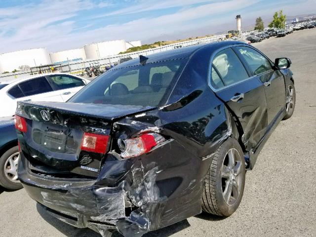 JH4CU2F89DC005579 - 2013 ACURA TSX SE BLACK photo 4