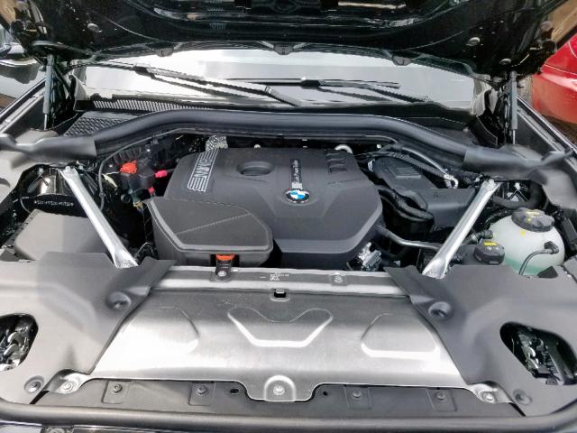 5UXTR9C52KLP94739 - 2019 BMW X3 XDRIVE3 BLACK photo 7