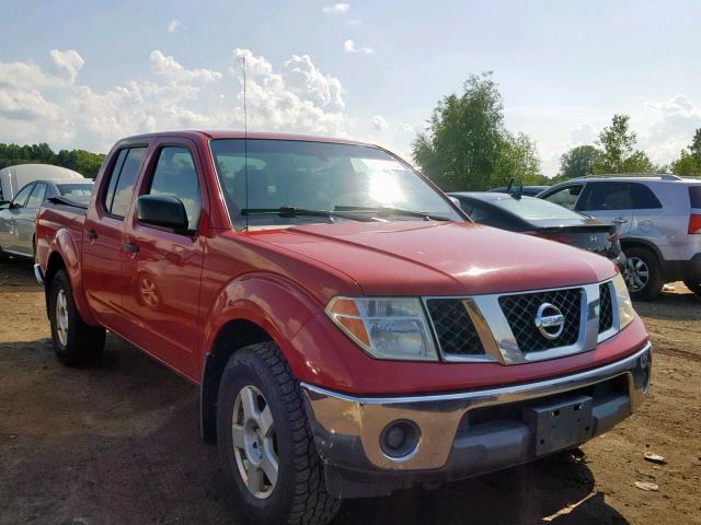 1N6AD07U46C459487 - 2006 NISSAN FRONTIER C RED photo 1