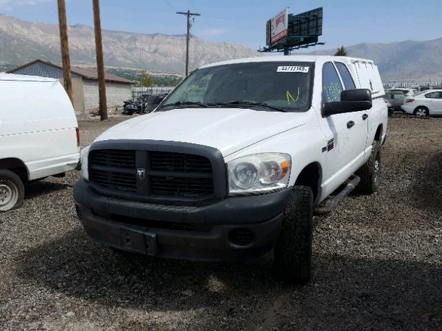 3D7KS28D08G248588 - 2008 DODGE RAM 2500 S WHITE photo 2