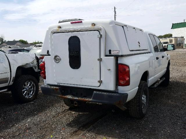 3D7KS28D08G248588 - 2008 DODGE RAM 2500 S WHITE photo 4