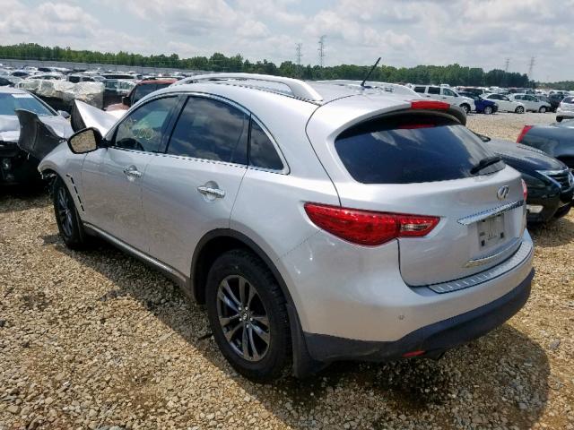 JN8AS1MW7CM156427 - 2012 INFINITI FX35 SILVER photo 3