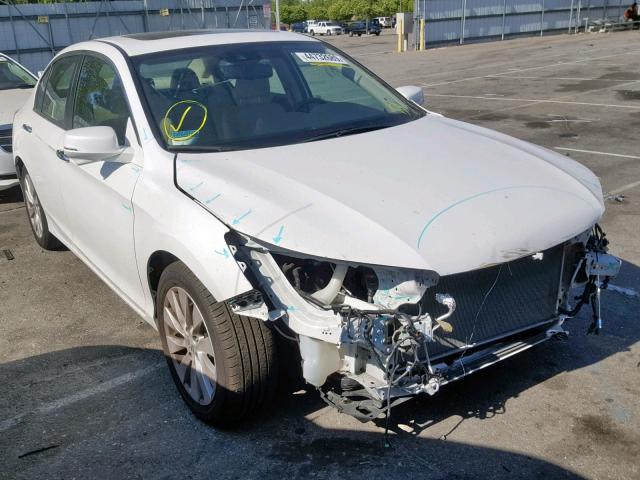 1HGCR2F85FA066365 - 2015 HONDA ACCORD EXL WHITE photo 1