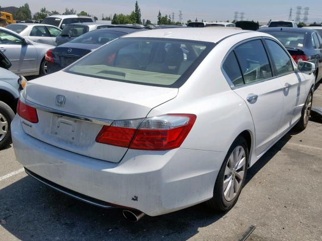 1HGCR2F85FA066365 - 2015 HONDA ACCORD EXL WHITE photo 4