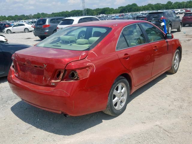 4T1BE46K57U010418 - 2007 TOYOTA CAMRY NEW RED photo 4