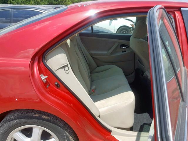 4T1BE46K57U010418 - 2007 TOYOTA CAMRY NEW RED photo 6