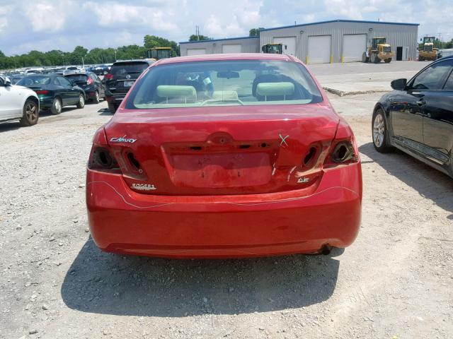4T1BE46K57U010418 - 2007 TOYOTA CAMRY NEW RED photo 9