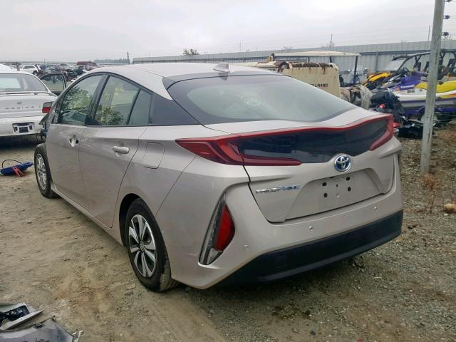 JTDKARFP8H3059127 - 2017 TOYOTA PRIUS PRIM 银色 照片 3