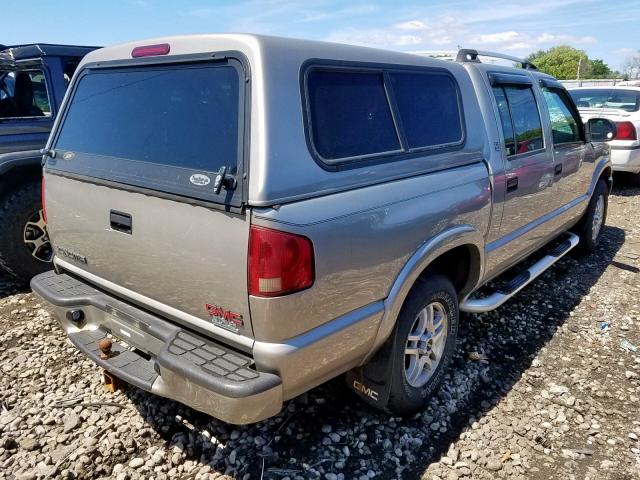 1GTDT13W62K204100 - 2002 GMC SONOMA BEIGE photo 4