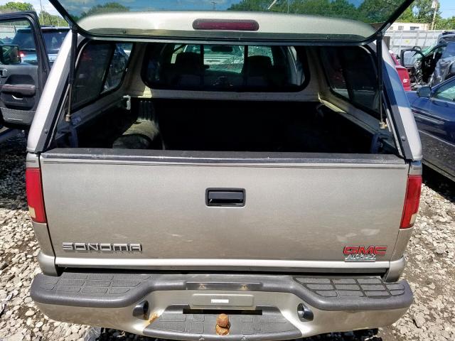 1GTDT13W62K204100 - 2002 GMC SONOMA BEIGE photo 9