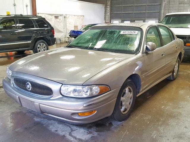 1G4HP54K714293635 - 2001 BUICK LESABRE CU BEIGE photo 2