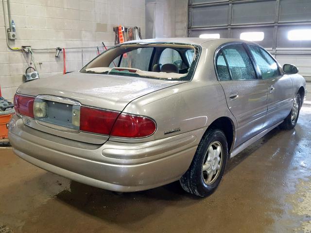 1G4HP54K714293635 - 2001 BUICK LESABRE CU BEIGE photo 4