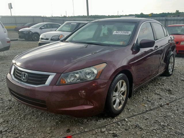 1HGCP2F49AA092401 - 2010 HONDA ACCORD LXP BURGUNDY photo 2