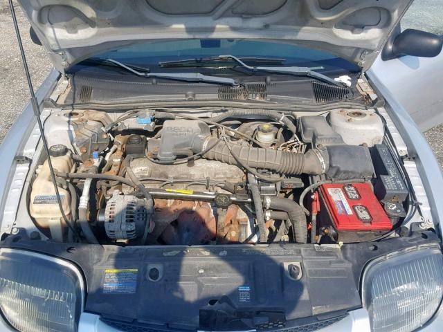 1G2JB124327353853 - 2002 PONTIAC SUNFIRE SE SILVER photo 7