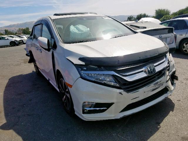 5FNRL6H97JB024030 - 2018 HONDA ODYSSEY EL WHITE photo 1