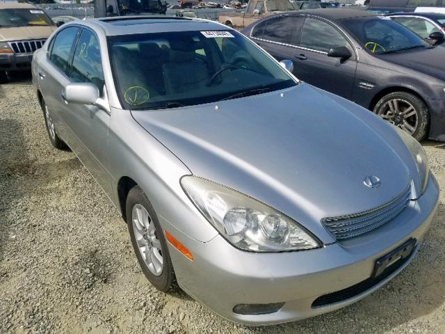 JTHBF30G725030283 - 2002 LEXUS ES 300 SILVER photo 1