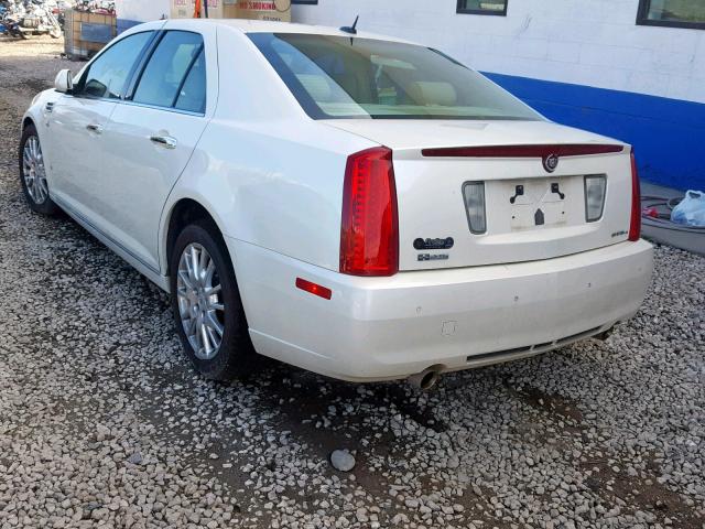 1G6DL67A380131920 - 2008 CADILLAC STS WHITE photo 3