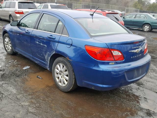 1C3LC46D59N516493 - 2009 CHRYSLER SEBRING LX BLUE photo 3