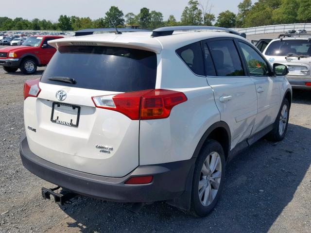 JTMDFREV6DD021278 - 2013 TOYOTA RAV4 LIMIT WHITE photo 4