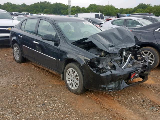 1G1AL58H097189152 - 2009 CHEVROLET COBALT LT BLACK photo 1