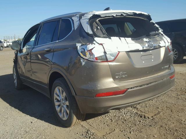 LRBFXDSA0HD023025 - 2017 BUICK ENVISION E BROWN photo 3