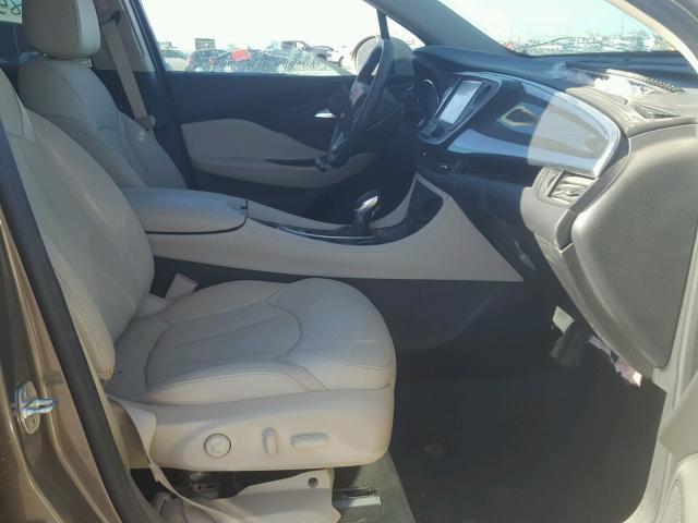 LRBFXDSA0HD023025 - 2017 BUICK ENVISION E BROWN photo 5