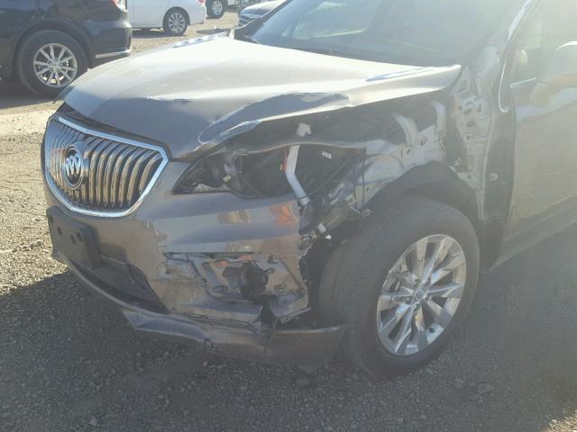 LRBFXDSA0HD023025 - 2017 BUICK ENVISION E BROWN photo 9