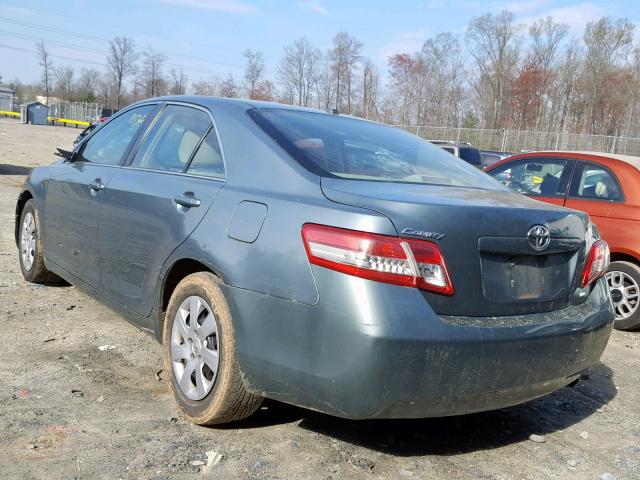 4T1BF3EK4AU560645 - 2010 TOYOTA CAMRY BASE TEAL photo 3