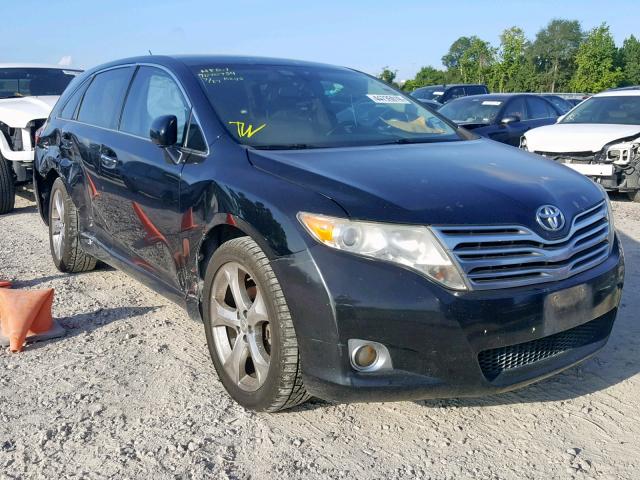 4T3ZK3BB8AU022049 - 2010 TOYOTA VENZA BLACK photo 1