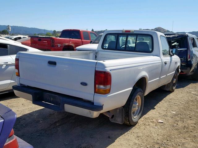 1FTCR10A7VPB34858 - 1997 FORD RANGER WHITE photo 4