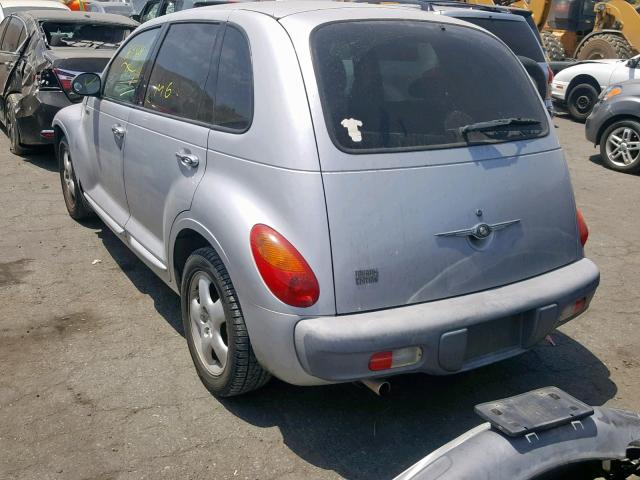 3C8FY58B42T362732 - 2002 CHRYSLER PT CRUISER SILVER photo 3