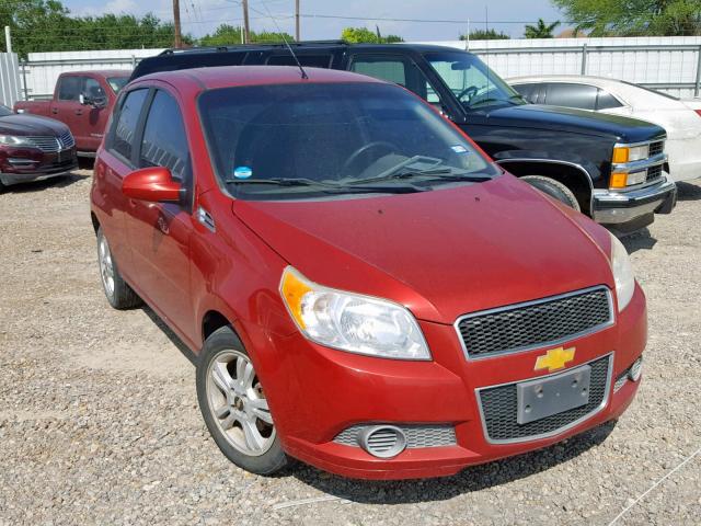 KL1TD6DE3BB211346 - 2011 CHEVROLET AVEO LS RED photo 1