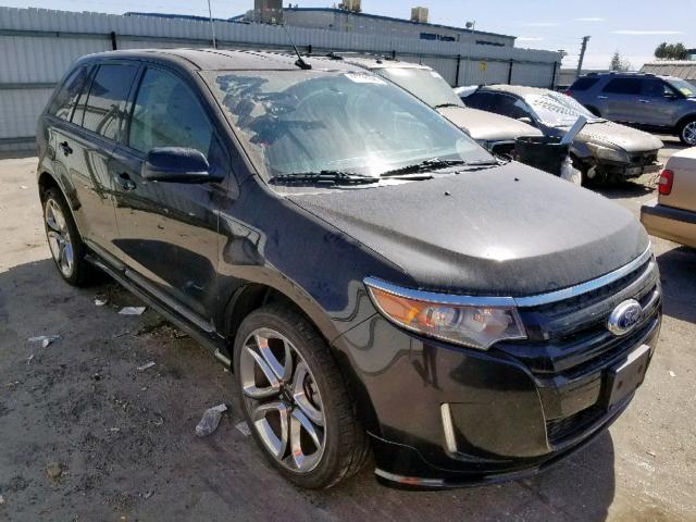 2FMDK3AKXDBC17679 - 2013 FORD EDGE SPORT BLACK photo 1