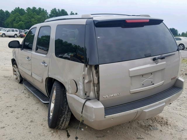 1GKFK63837J144871 - 2007 GMC YUKON DENA GRAY photo 3