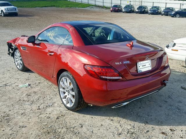 WDDPK3JA5KF162004 - 2019 MERCEDES-BENZ SLC 300 RED photo 3