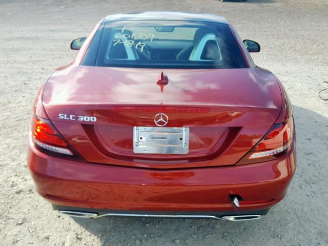 WDDPK3JA5KF162004 - 2019 MERCEDES-BENZ SLC 300 RED photo 6