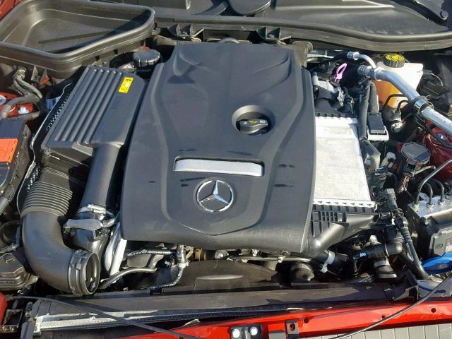 WDDPK3JA5KF162004 - 2019 MERCEDES-BENZ SLC 300 RED photo 7