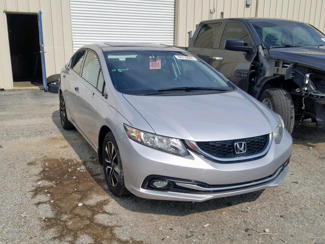 19XFB2F9XDE021148 - 2013 HONDA CIVIC EXL 银色 照片 1