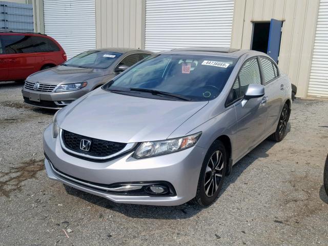 19XFB2F9XDE021148 - 2013 HONDA CIVIC EXL 银色 照片 2