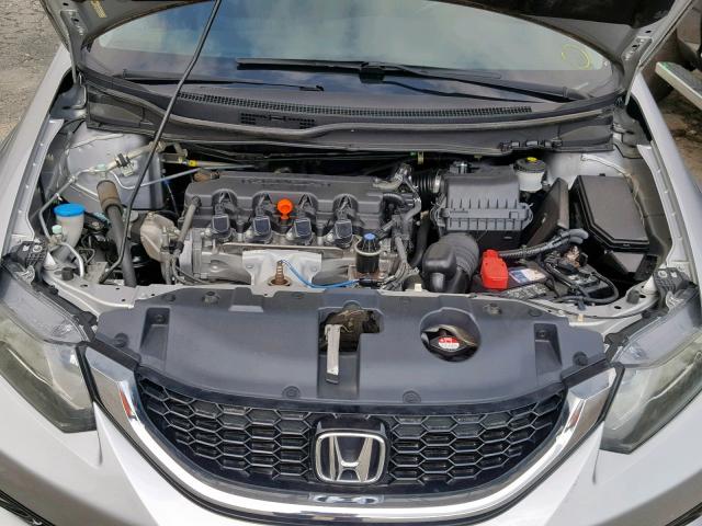19XFB2F9XDE021148 - 2013 HONDA CIVIC EXL 银色 照片 7