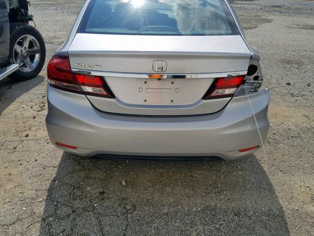 19XFB2F9XDE021148 - 2013 HONDA CIVIC EXL 银色 照片 9